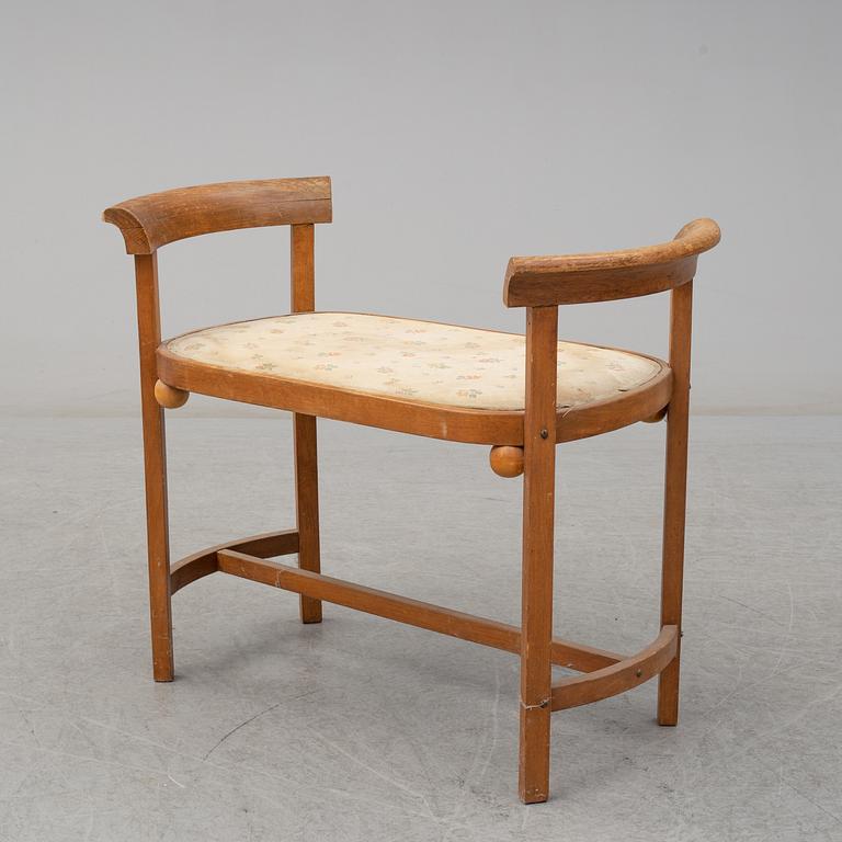JOSEF HOFFMANN, soffgrupp, 9 delar, Jacob & Josef Kohn, Wien, Österrike tidigt 1900-tal.