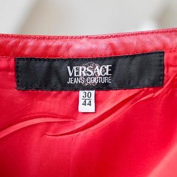 KJOL, Versace Jeans Couture, italiensk storlek 44, 1990-tal.