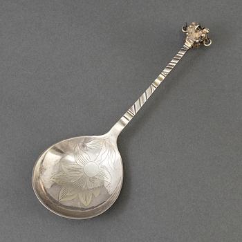 JOHAN AXEL ÖBERG, sked silver, Hudiksvall, 1902.