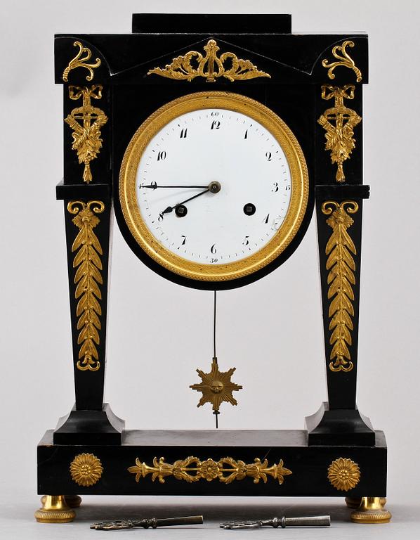 BORDSPENDYL, senempire, 1800-talets mitt.