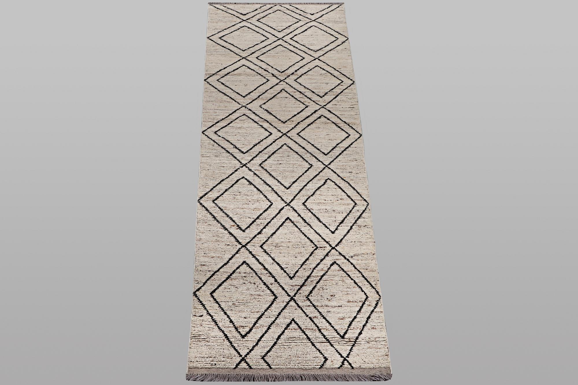 Gallerimatta, Marocko, Berber, ca 475 x 100 cm.