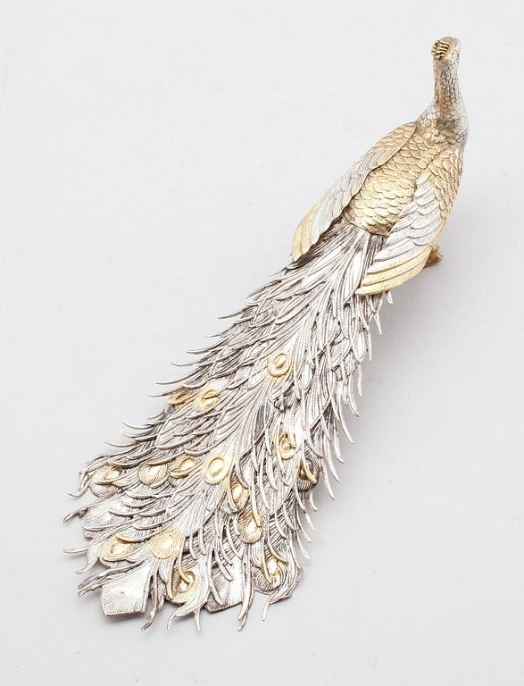 FIGUR, silver, 1900-talets mitt. Vikt ca 169 gram.