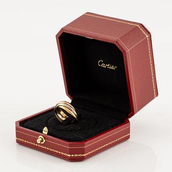 A Cartier "Trinity" ring 18K gold in three colours.