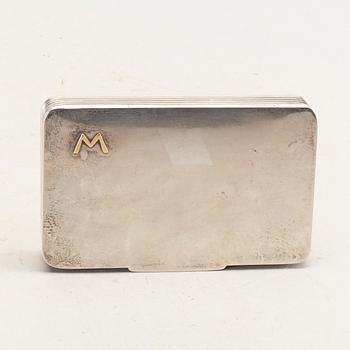 a Danish sterling silver box.