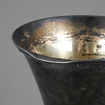 BÄGARE, silver, GAB, Stockholm, 1924. Vikt ca 587 gram.
