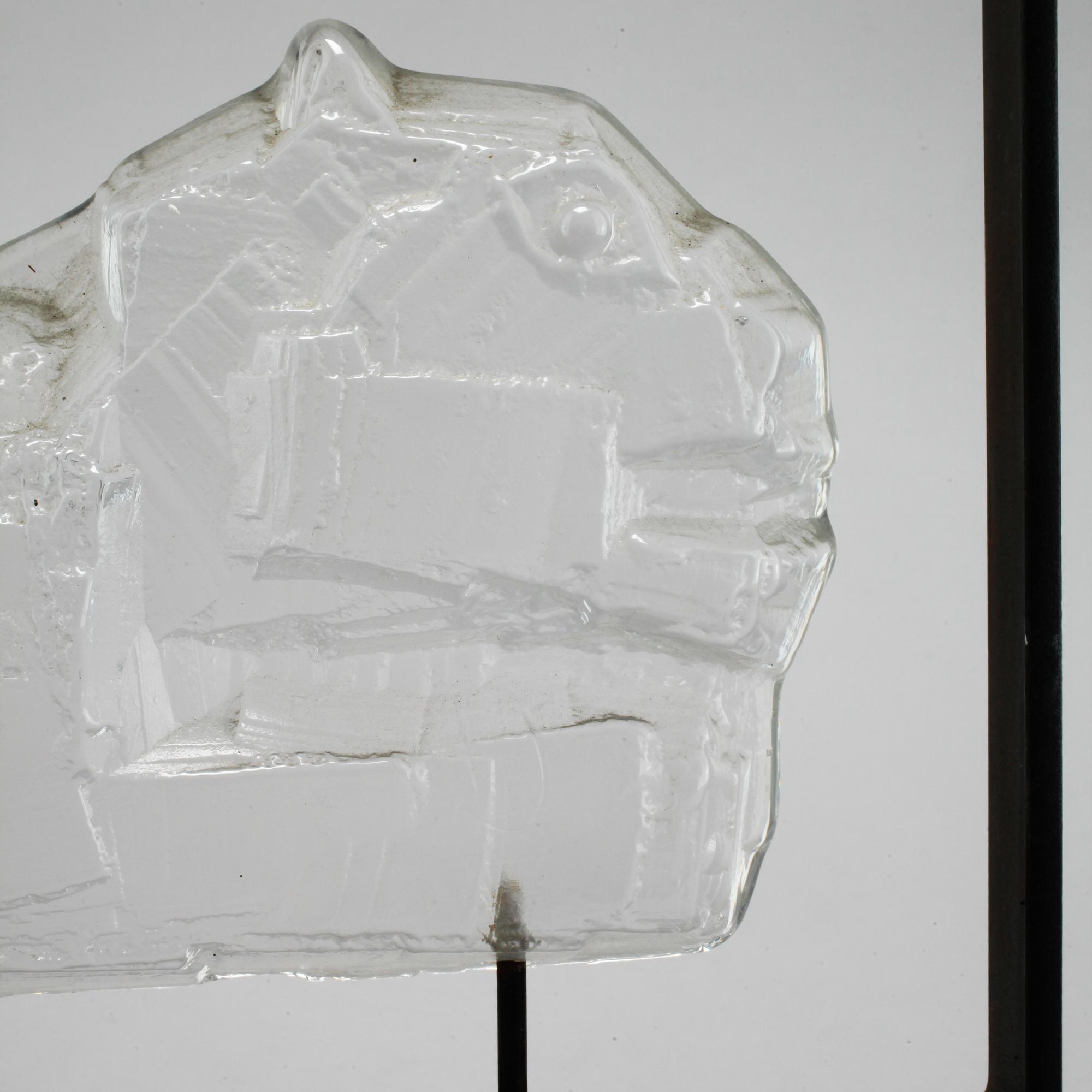 ERIK HÖGLUND, skulptur, glas, Boda, ej signerad.