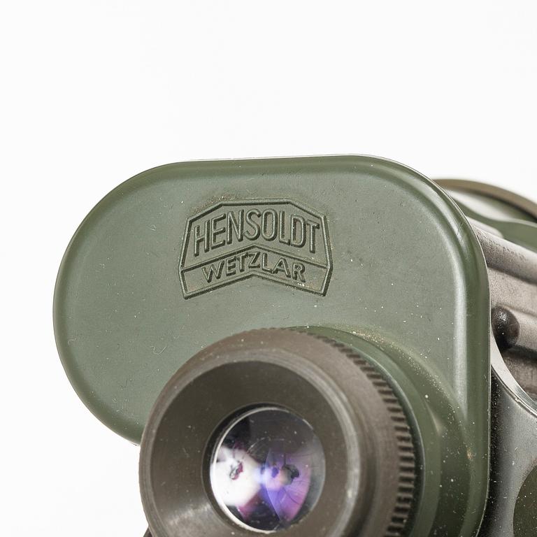 Binoculars, "Dienstglas" Bundeswehr, Hensoldt Wetzlar, 10x50.