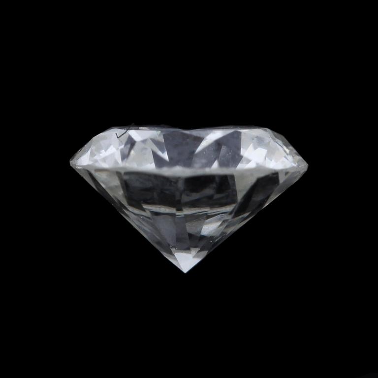 DIAMANT, briljantslipad, ca0,41ct, oinfattad.