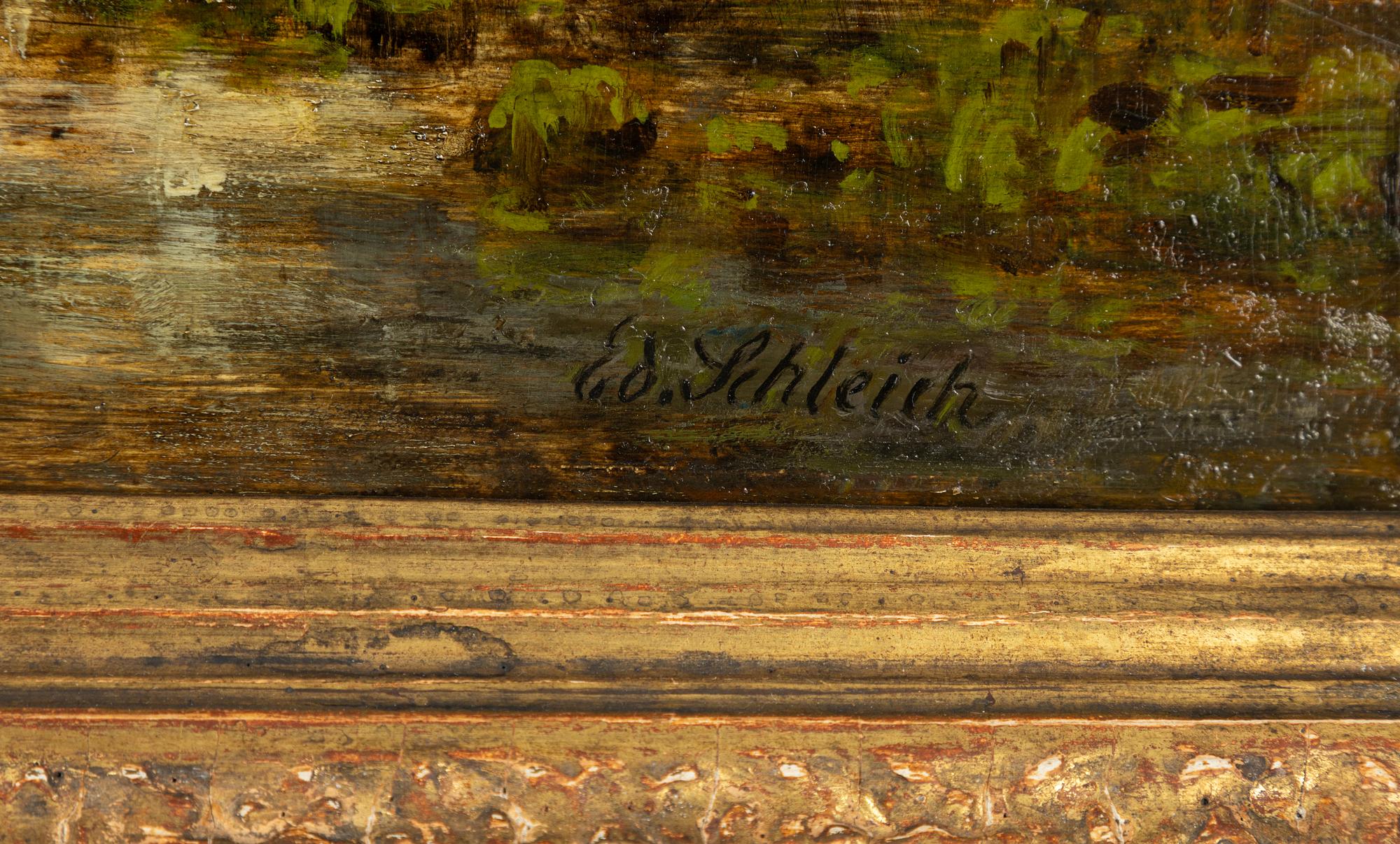 Eduard Schleich, attributed, Grazing Cattle.