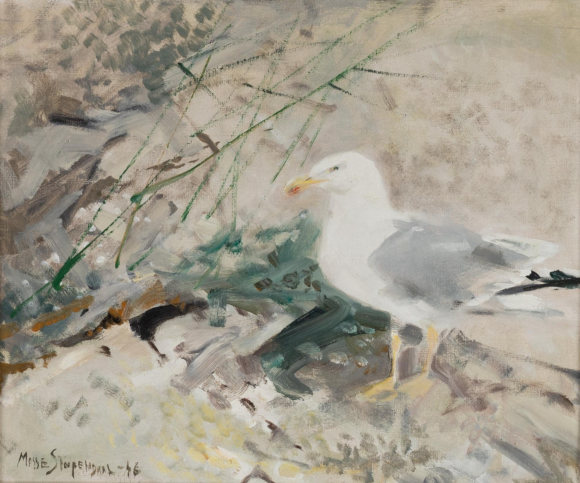 Mosse Stoopendaal, oil on canvas, signed and dated -46.