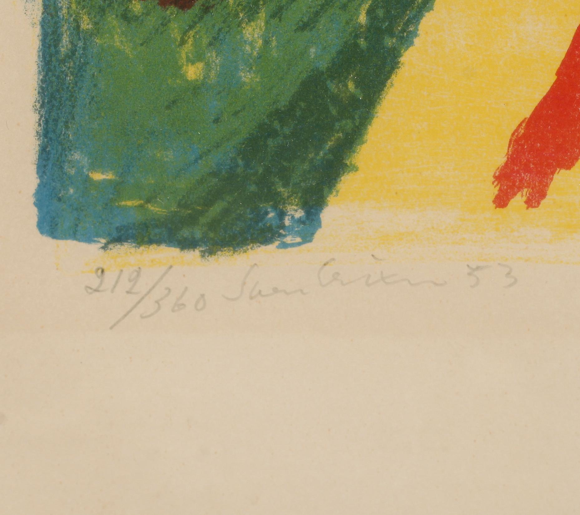 SVEN X:ET ERIXSON, färglitografi, signerad, daterad -53 och numrerad 212/360.