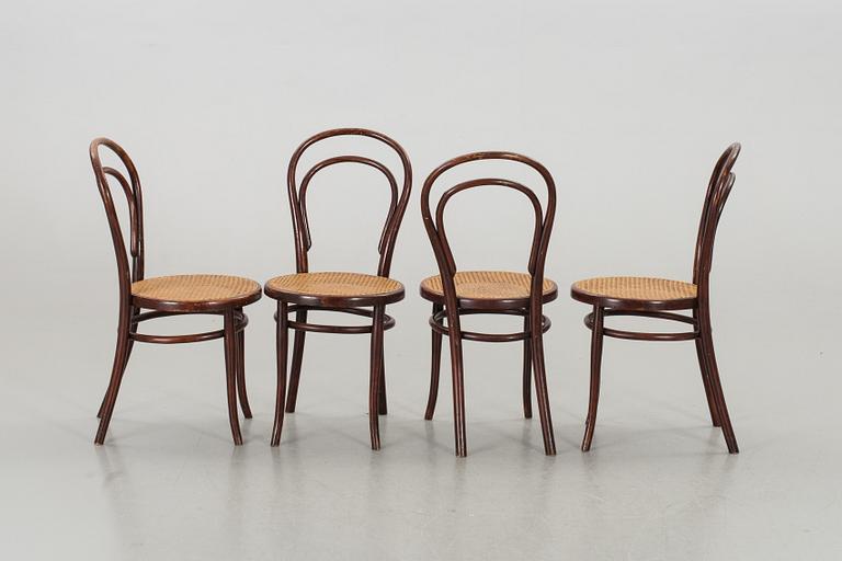 6 BENTWOOD CHAIRS THONET. 20TH CENTURY,