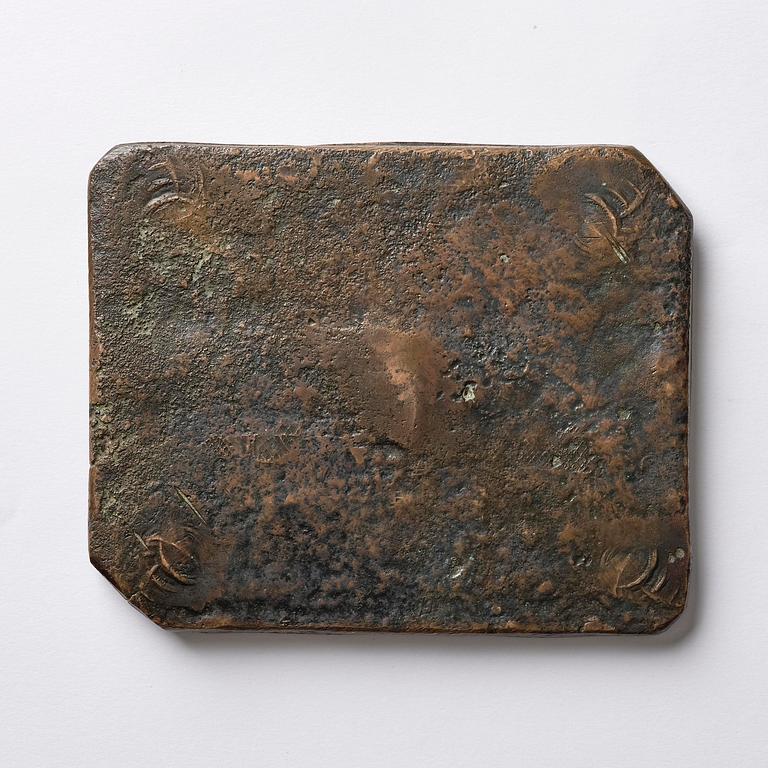Karl XII, plåtmynt, 2 daler silvermynt, Stockholm 1714-16.