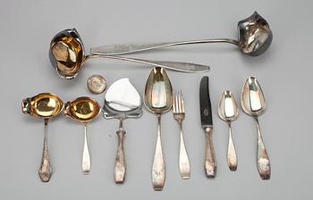BESTICK, 32 delar, 813 silver, Kultakeskus 1930-/ 40-tal. Silvervikt 1114 g.