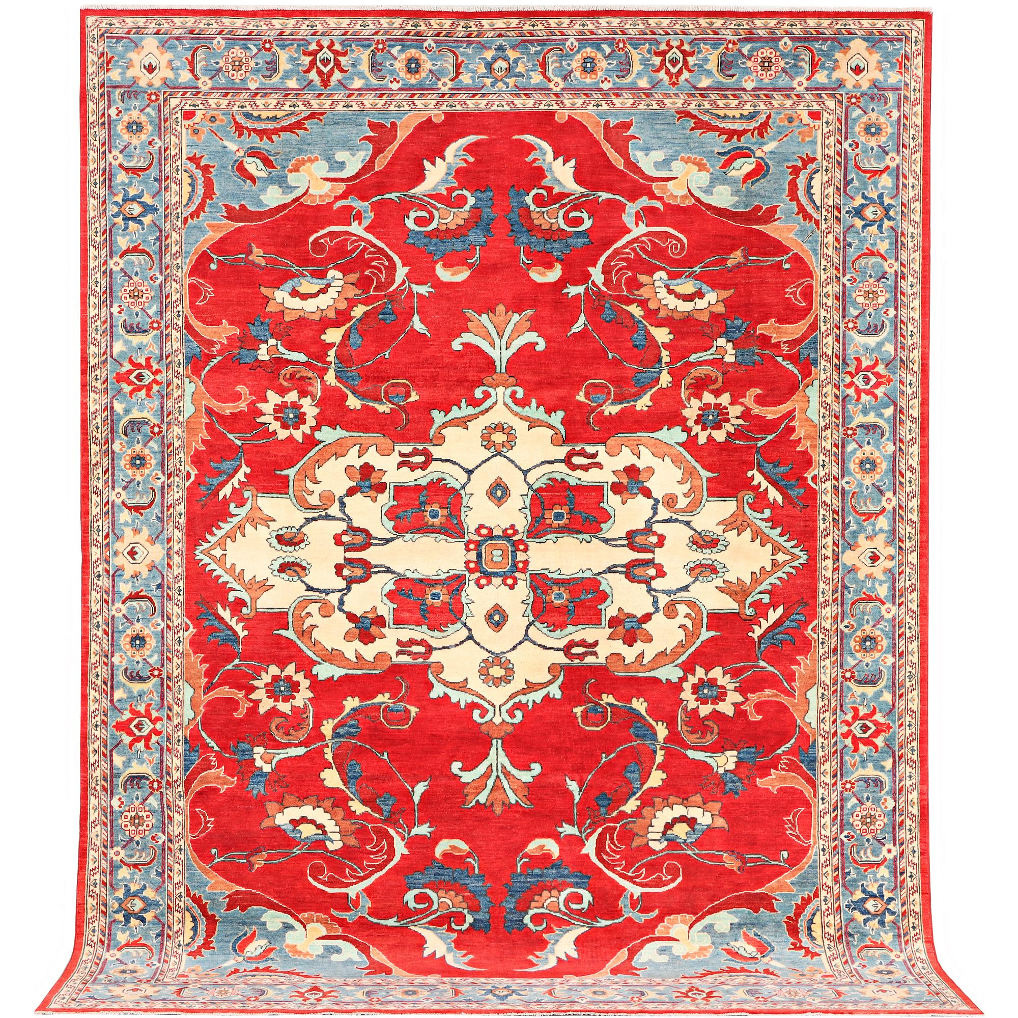 A Kazak carpet, c. 354 x 266 cm.