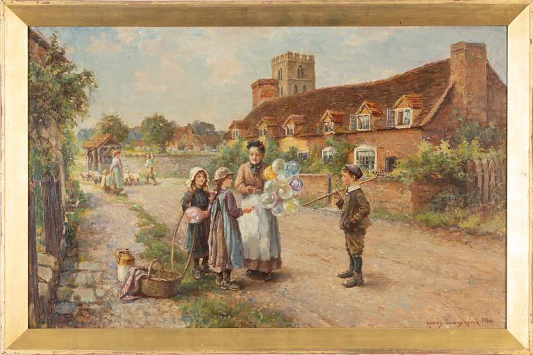 James Townshend, oil on canvas, signed.