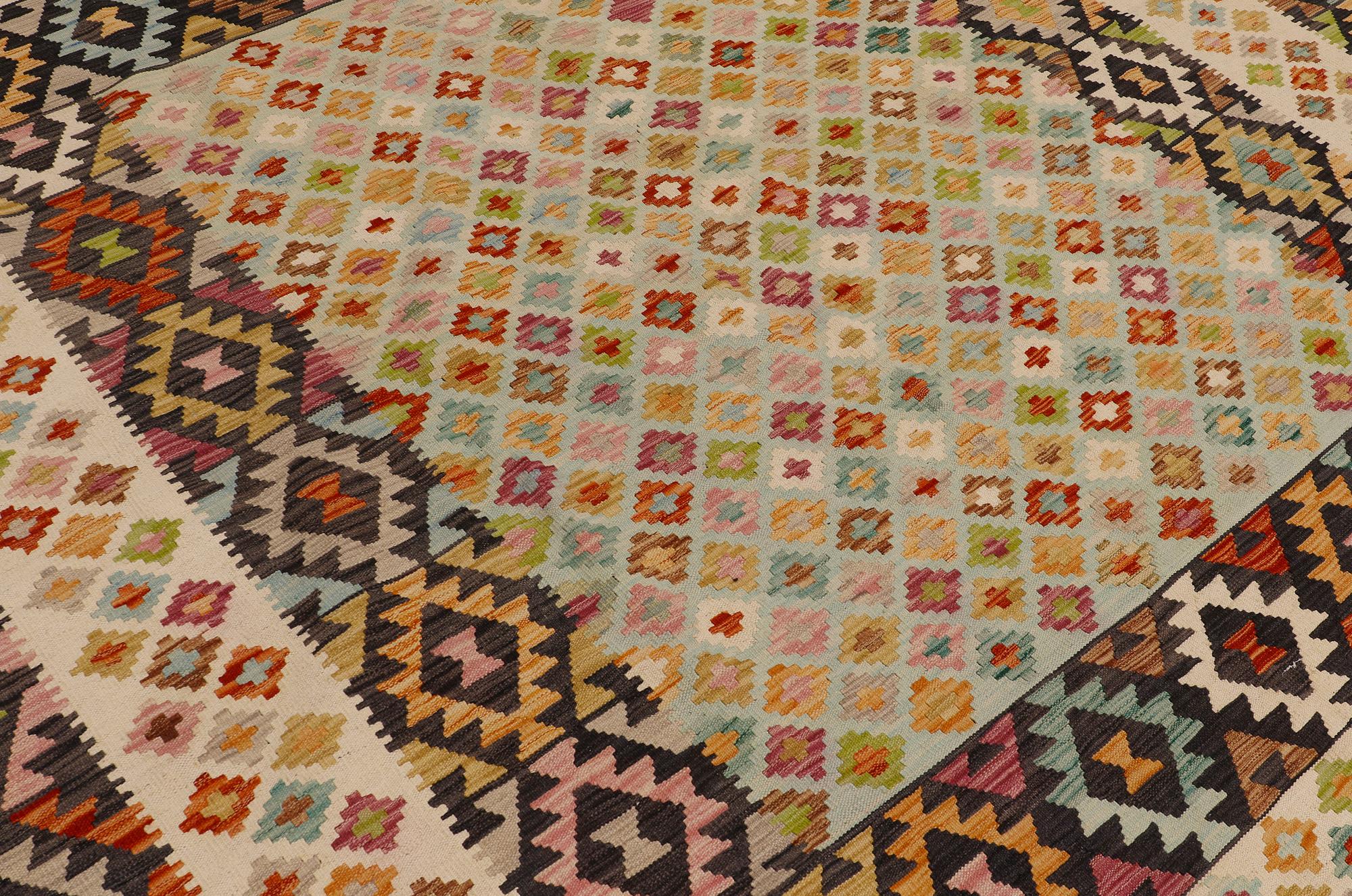 A carpet, Kilim, ca 304 x 263 cm.
