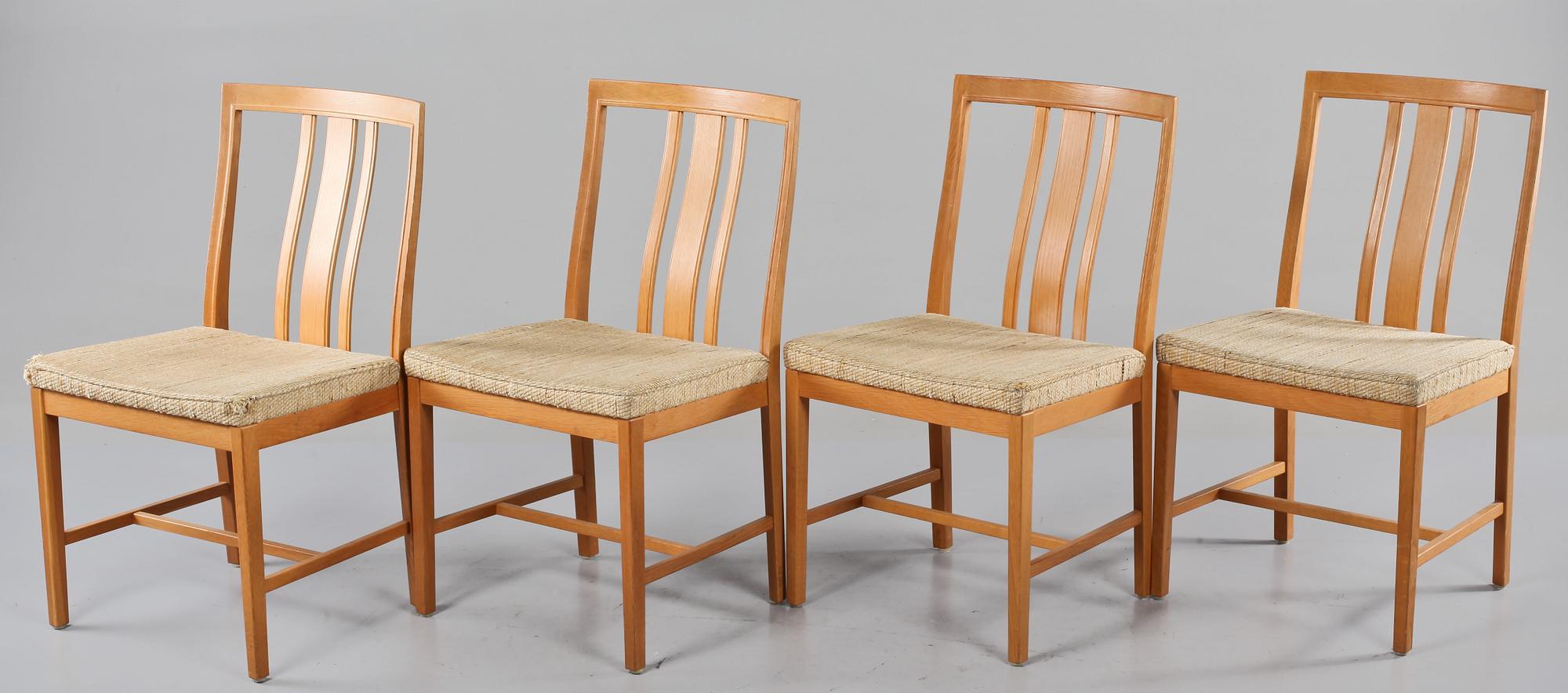 STOLAR, 4 st, Bertil Fridhagen, Bodafors, 1960-tal.
