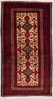 A RUG, oriental, around 204 x 108 cm.