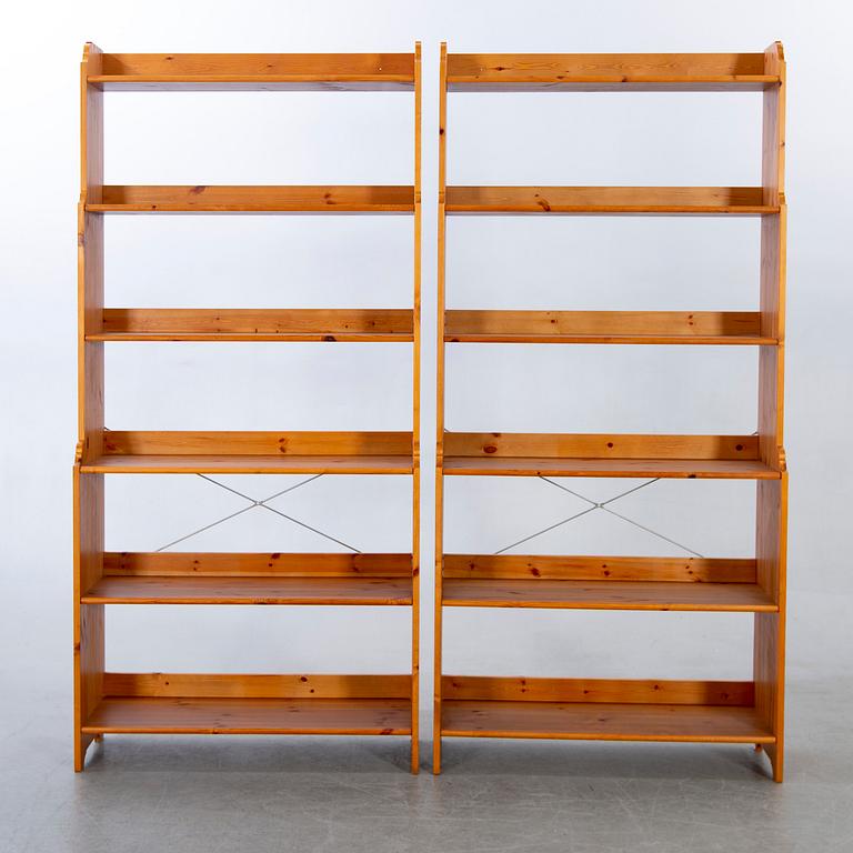 Bookcases, Ikea Leksvik, 2 pcs, pine.