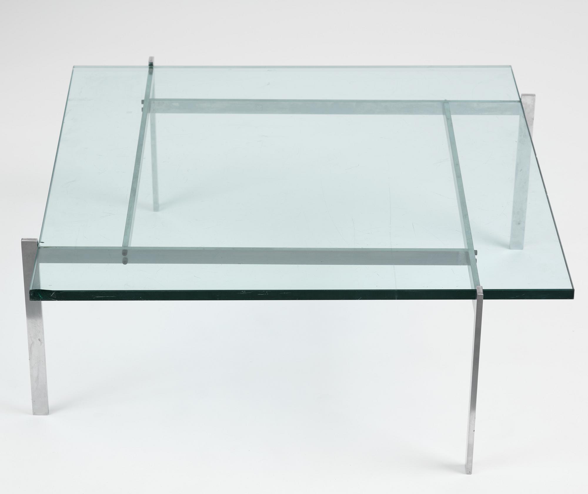 Poul Kjaerholm, soffbord, "PK-61", E Kold Christensen, Danmark 1900-talets andra hälft.