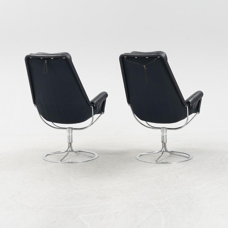Bruno Mathsson, a pair of 'Jetson' lounge chairs, Dux, Sweden.