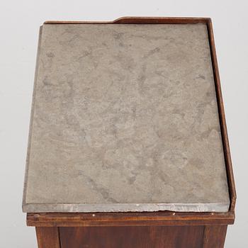 A late Gustavian style pot cupboard, 19th century.