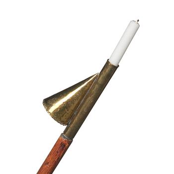 Candle snuffer/lighter for chandeliers, Sweden, probably 19th century.
