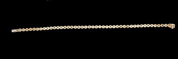 ARMBAND, 18 k guld, briljantslipade diamanter tot ca 3,15 ct.