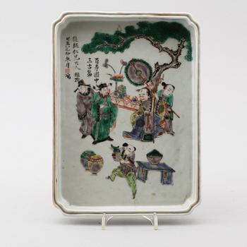 FAT, porslin, Kina, 1800-tal.