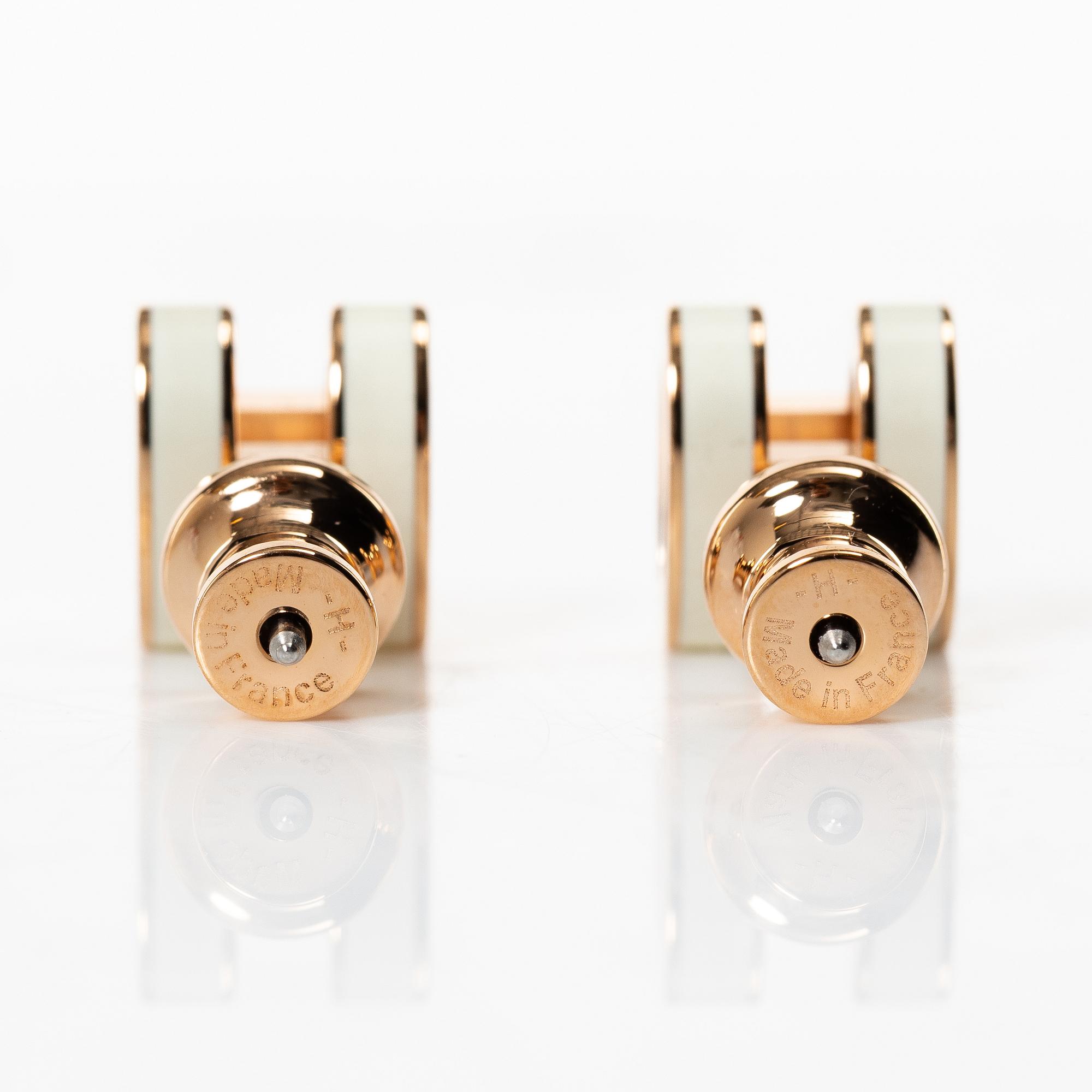 Hermès, örhängen, "Mini Pop H".