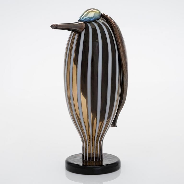 Oiva Toikka, A "Butler" glass bird, signed O. Toikka Iittala 2008.