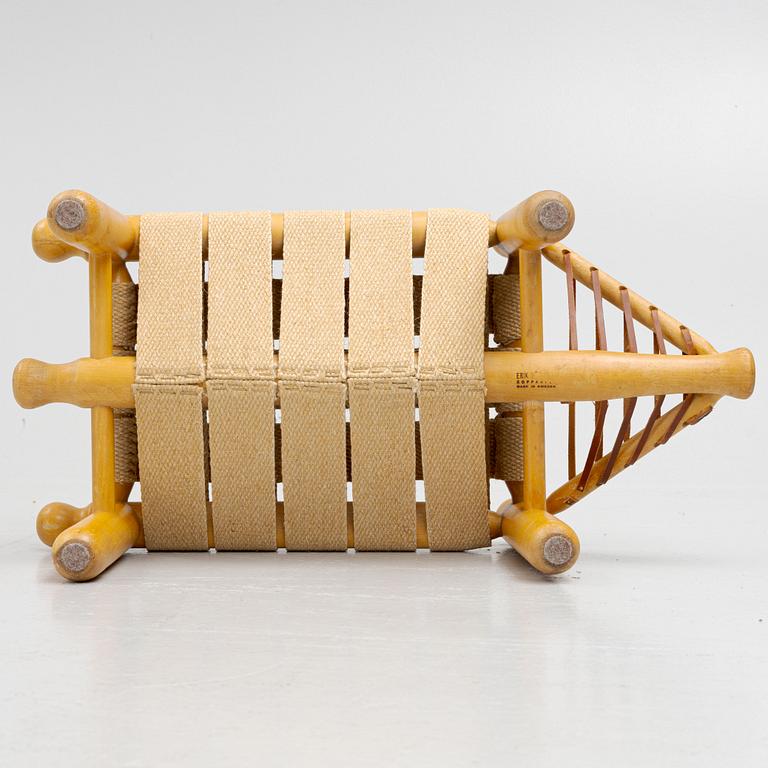 Erik Höglund, stool, "Grisen" (The Pig), Kopparfly, 1960s, provenance Sven Lundh.