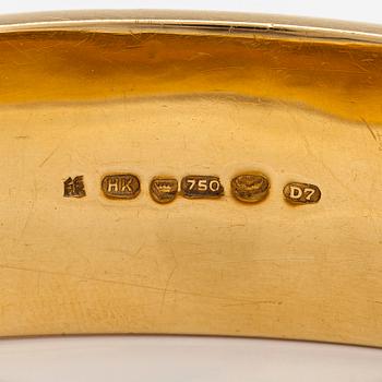 Kalevala Koru, an 18K gold bangle 'Metsäpirtti', Helsinki 1957.