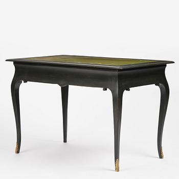 A Swedish rococo writings desk in the manner of C. Linning, Stockholm,l later part 18th century.