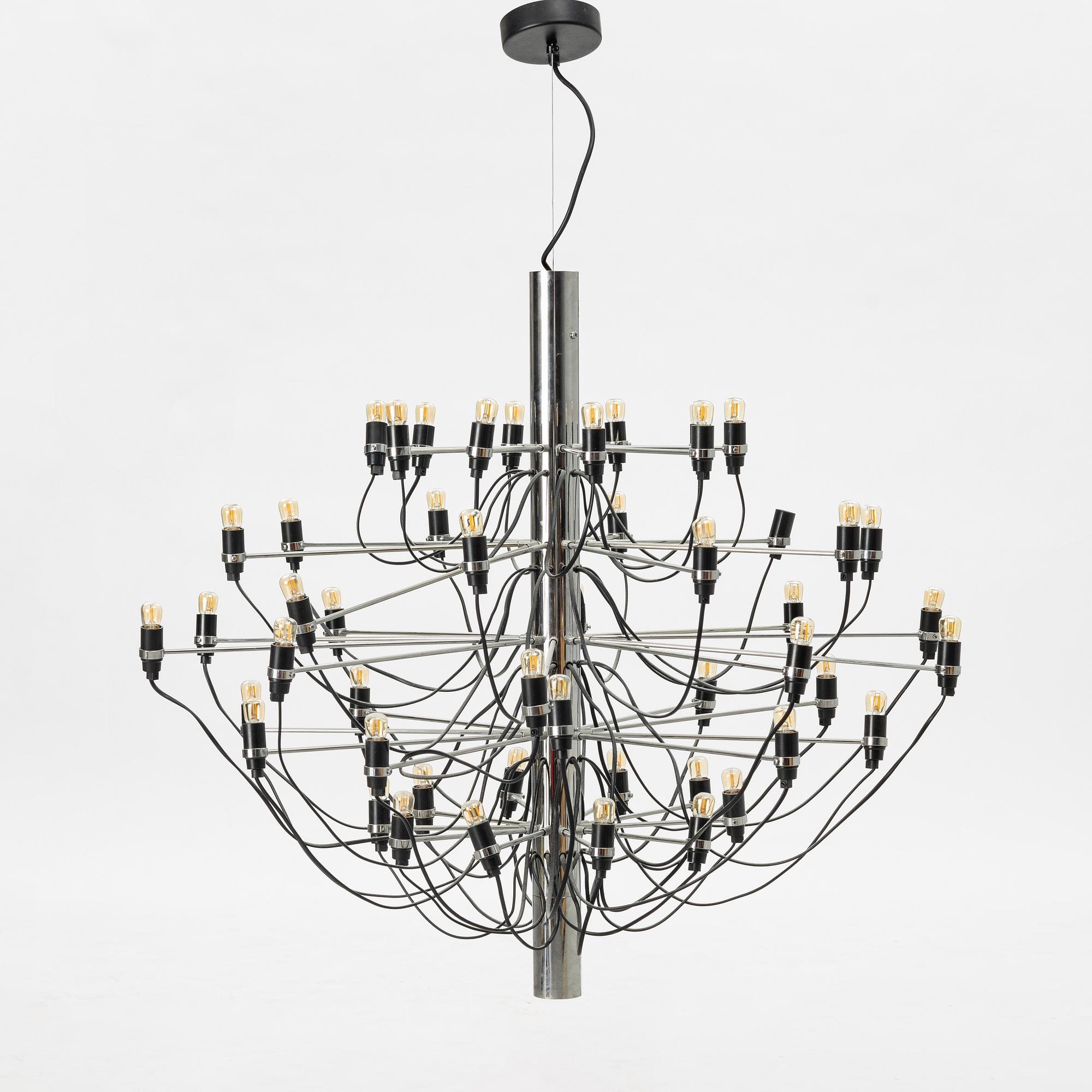 Gino Sarfatti, taklampa, modell 2097/50, Flos, Italien.