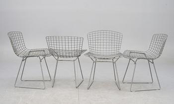 STOLAR, 8 st, "Sidechair", Harry Bertoia, formgiven 1952.
