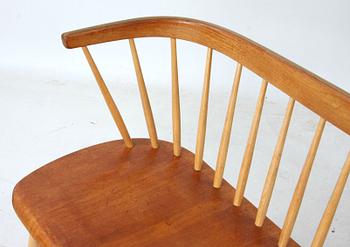 SOFFA, samt STOLAR, ett par, Bröderna Wigells Stolfabrik AB, Malmbäck, samt STOLAR, ett par, 1950/1960-tal.