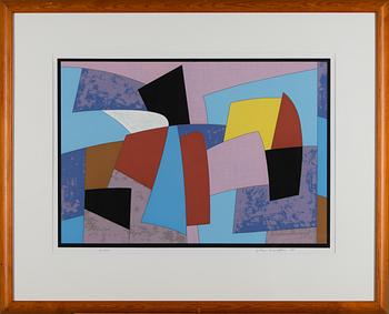 GÖRAN AUGUSTSON, serigrafi, signerad och daterad -85, numrerad 61/100.