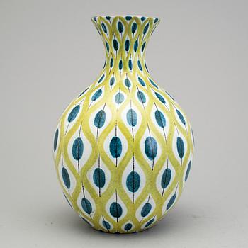 STIG LINDBERG, vas i fajans, Gustavsberg studio 1950-tal.