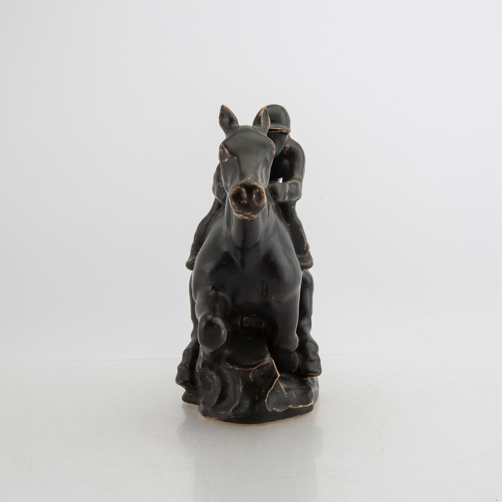 Michael Andersen & son sculpture glazed stoneware Denmark.
