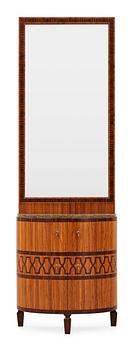 A Carl Malmsten Swedish Grace bureau with mirror, 1920's-30's.