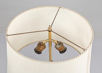 BORDSLAMPOR, ett par, barockstil, 1900-tal.