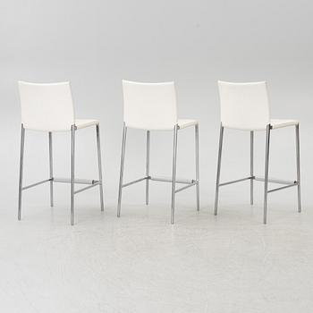 Robert Barbieri, three bar stools, 'Lio', Zanotta, Italy.