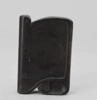 An ink stone probably late Qing dynasty.