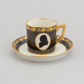 A Royal Copenhagen colonial coffee service, Denmark (9 pieces).