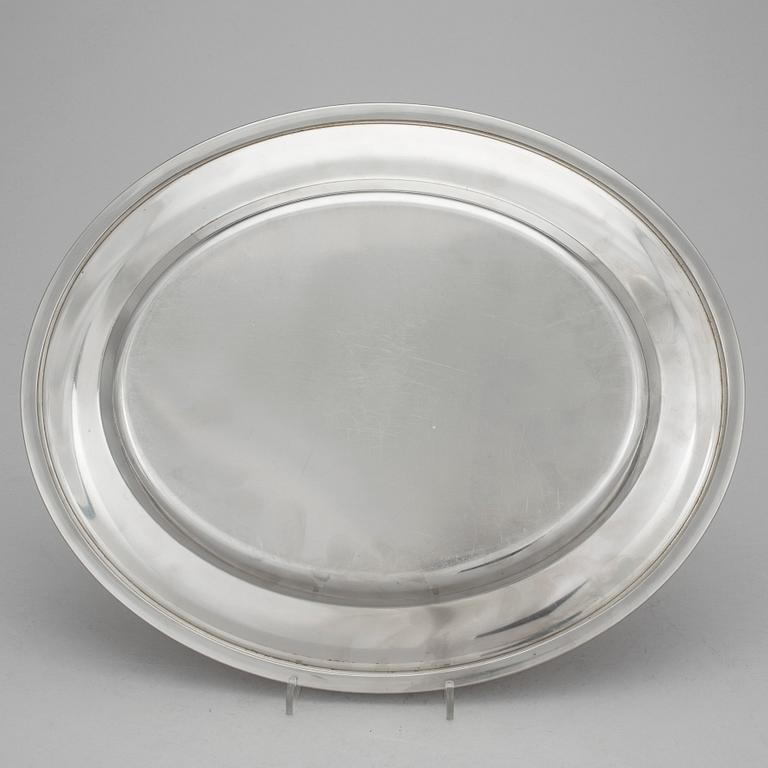 FOLKE ARSTRÖM, bestick, 75 delar, karott samt uppläggningsfat,  rostfritt stål, "Thebe", Gense, 1900-talets mitt.