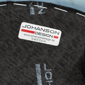 FOUR JOHANSSONS DESIGN STOOLS.