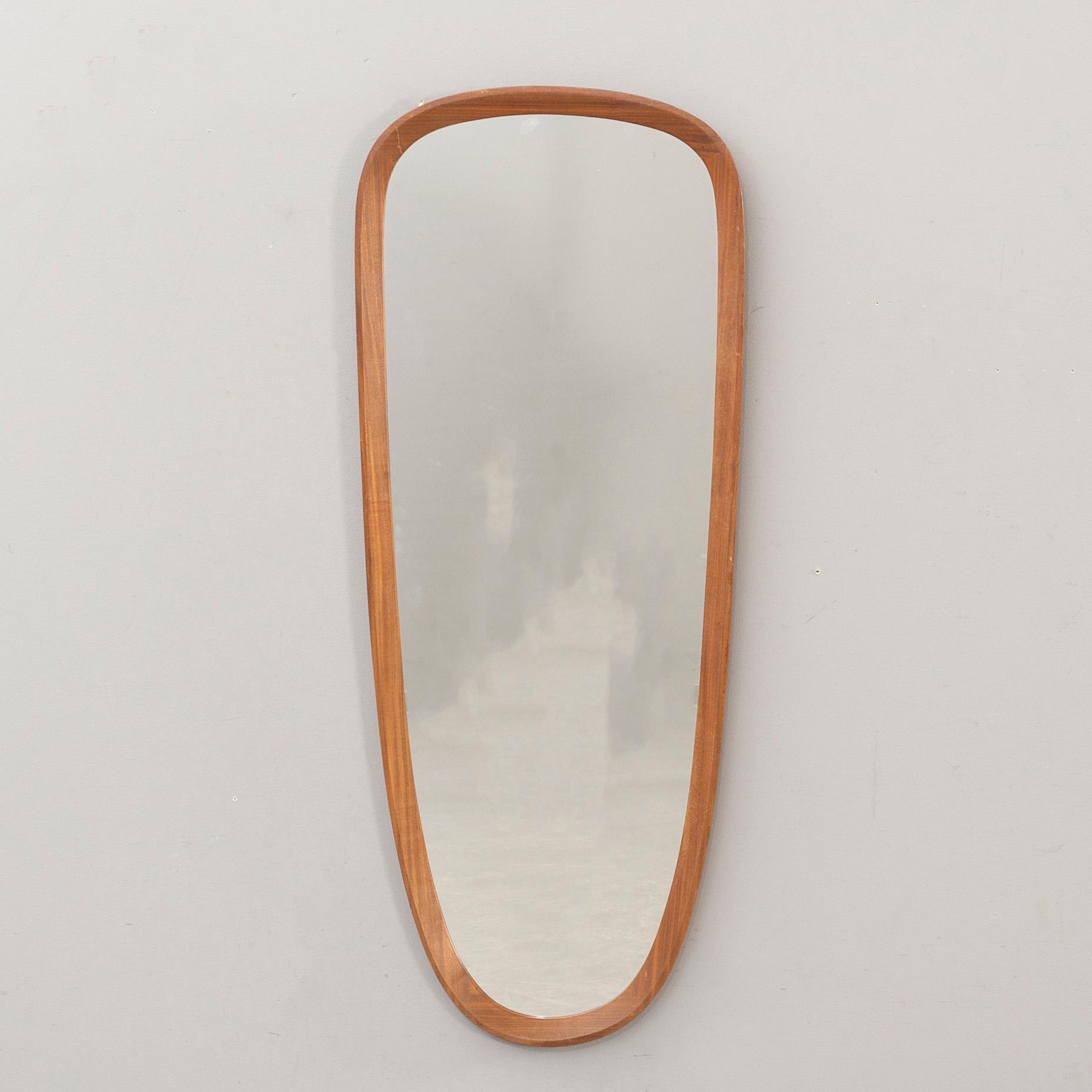 A WALL MIRROR  SWEDISH MODERN.