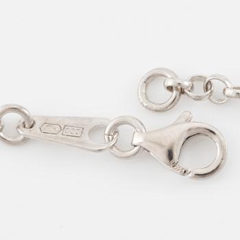 Tapio Wirkkala, pendant with chain "Silvermoon", sterling silver, for Kultakeskus.